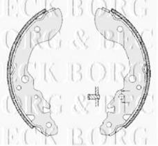 Borg & Beck BBS6304 - Juego de zapatas de frenos
