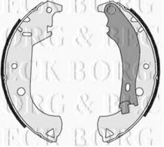 Borg & Beck BBS6317 - Juego de zapatas de frenos