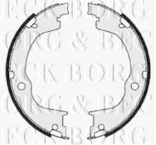 Borg & Beck BBS6367 - Juego de zapatas de frenos
