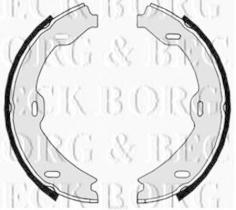 Borg & Beck BBS6372 - Juego de zapatas de frenos