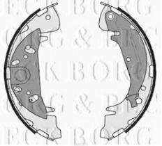 Borg & Beck BBS6375 - Juego de zapatas de frenos