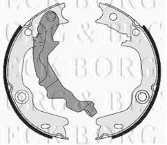 Borg & Beck BBS6381 - Juego de zapatas de frenos