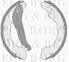 Borg & Beck BBS6382 - Juego de zapatas de frenos