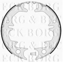 Borg & Beck BBS6384 - Juego de zapatas de frenos