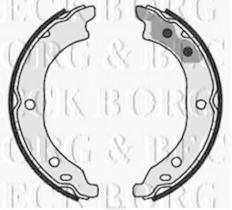 Borg & Beck BBS6388 - Juego de zapatas de frenos
