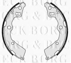 Borg & Beck BBS6397 - Juego de zapatas de frenos