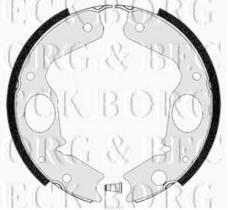 Borg & Beck BBS6409 - Juego de zapatas de frenos