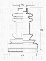 Borg & Beck BCB2038 - Fuelle, árbol de transmisión