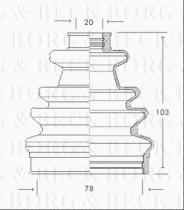 Borg & Beck BCB2041 - Fuelle, árbol de transmisión