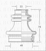 Borg & Beck BCB2043 - Fuelle, árbol de transmisión