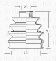 Borg & Beck BCB2056 - Fuelle, árbol de transmisión