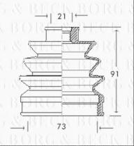 Borg & Beck BCB2056 - Fuelle, árbol de transmisión