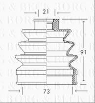 Borg & Beck BCB2061 - Fuelle, árbol de transmisión