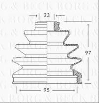 Borg & Beck BCB2063 - Fuelle, árbol de transmisión