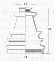 Borg & Beck BCB2170 - Fuelle, árbol de transmisión