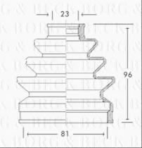 Borg & Beck BCB2178 - Fuelle, árbol de transmisión