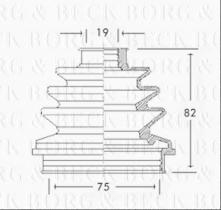 Borg & Beck BCB2260 - Fuelle, árbol de transmisión