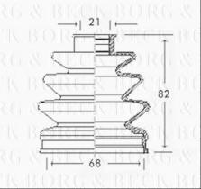 Borg & Beck BCB2314 - Fuelle, árbol de transmisión