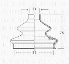 Borg & Beck BCB2333 - Fuelle, árbol de transmisión