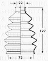 Borg & Beck BCB2351 - Fuelle, árbol de transmisión