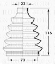 Borg & Beck BCB2359 - Fuelle, árbol de transmisión