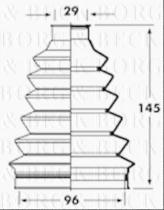 Borg & Beck BCB2361 - Fuelle, árbol de transmisión