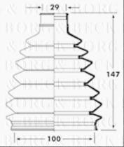 Borg & Beck BCB2362 - Fuelle, árbol de transmisión