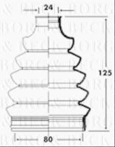 Borg & Beck BCB2364 - Fuelle, árbol de transmisión