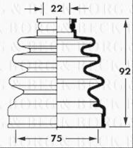 Borg & Beck BCB2370 - Fuelle, árbol de transmisión