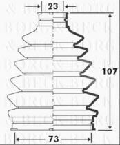 Borg & Beck BCB2375 - Fuelle, árbol de transmisión