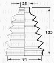 Borg & Beck BCB2377 - Fuelle, árbol de transmisión