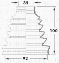 Borg & Beck BCB2384 - Fuelle, árbol de transmisión