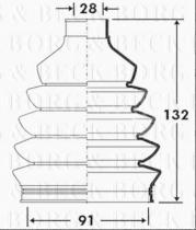 Borg & Beck BCB2386 - Fuelle, árbol de transmisión