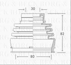 Borg & Beck BCB2577 - Fuelle, árbol de transmisión