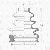 Borg & Beck BCB2622 - Fuelle, árbol de transmisión