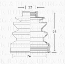 Borg & Beck BCB2662 - Fuelle, árbol de transmisión