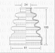 Borg & Beck BCB2665 - Fuelle, árbol de transmisión