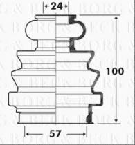 Borg & Beck BCB2716 - Fuelle, árbol de transmisión