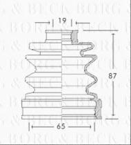 Borg & Beck BCB2742 - Fuelle, árbol de transmisión