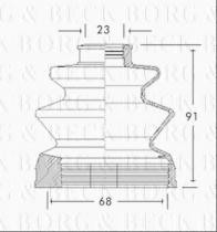 Borg & Beck BCB2744 - Fuelle, árbol de transmisión