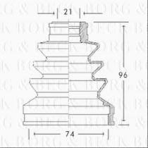 Borg & Beck BCB2755 - Fuelle, árbol de transmisión