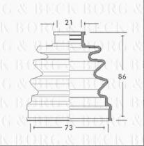 Borg & Beck BCB2760 - Fuelle, árbol de transmisión