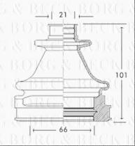 Borg & Beck BCB2769 - Fuelle, árbol de transmisión