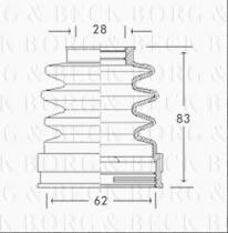 Borg & Beck BCB2771 - Fuelle, árbol de transmisión