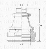 Borg & Beck BCB2772 - Fuelle, árbol de transmisión