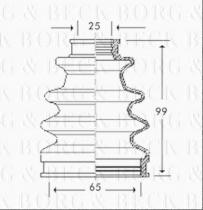 Borg & Beck BCB2785 - Fuelle, árbol de transmisión