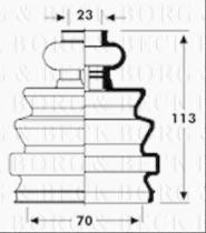 Borg & Beck BCB2794 - Fuelle, árbol de transmisión