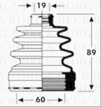 Borg & Beck BCB2795 - Fuelle, árbol de transmisión