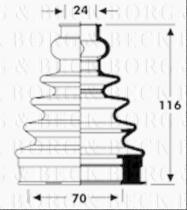 Borg & Beck BCB2796 - Fuelle, árbol de transmisión