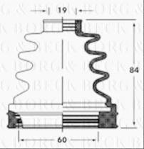 Borg & Beck BCB2800 - Fuelle, árbol de transmisión